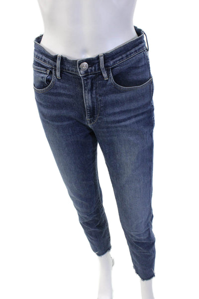 3x1 NYC Womens Dark Blue Cropped Ankle Jeans Size 26