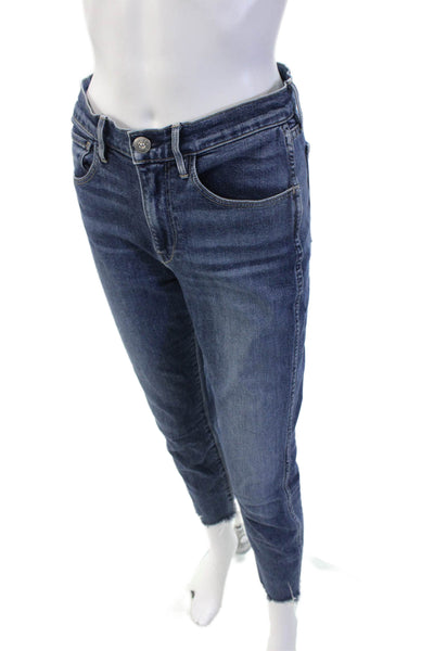 3x1 NYC Womens Dark Blue Cropped Ankle Jeans Size 26