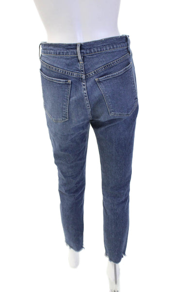 3x1 NYC Womens Dark Blue Cropped Ankle Jeans Size 26