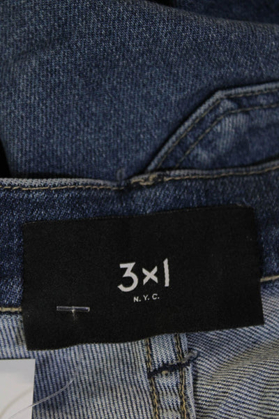 3x1 NYC Womens Dark Blue Cropped Ankle Jeans Size 26