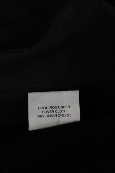 Zimmermann Women Pullover V Neck 100% Wool Black Long Sleeve Size 1