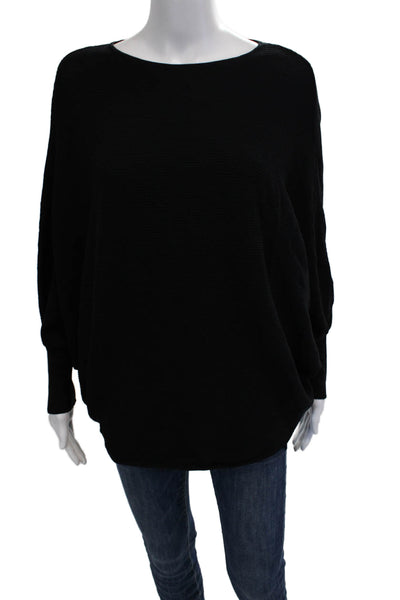 Kerisma Unisex Pullover Sweater Black Long Sleeve Round Neck Size S
