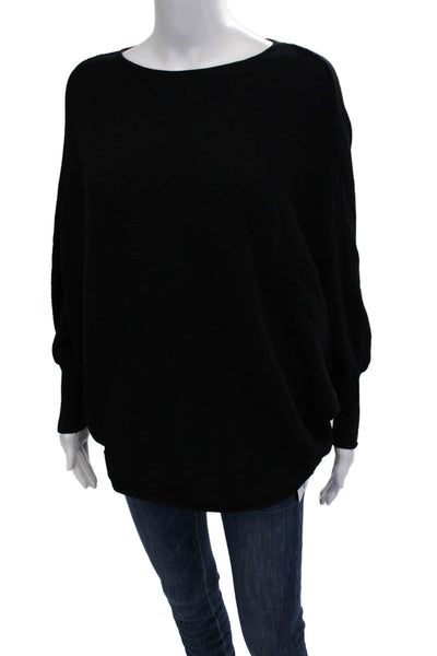 Kerisma Unisex Pullover Sweater Black Long Sleeve Round Neck Size S