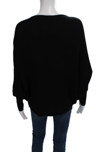Kerisma Unisex Pullover Sweater Black Long Sleeve Round Neck Size S