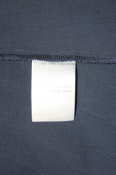 Limited by Ronen Chen Women Tunic Blouse Dark Blue Mock Neck Size 0