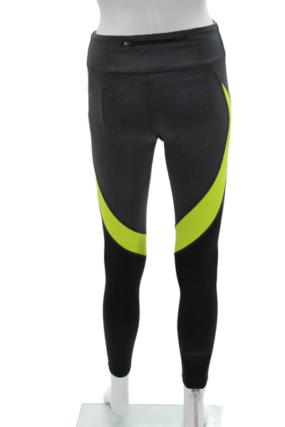 ALALA Women Ankle Leggings Black Zip 87% Polyamide 13% Elastane Size S