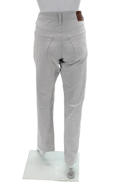 AG Mens Chino Khakis Gray 97% Cotton Stretch Size 31