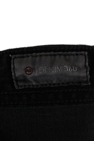 AG Mens Skinny Straight Jeans Dark Blue Button 96% Cotton Size 31