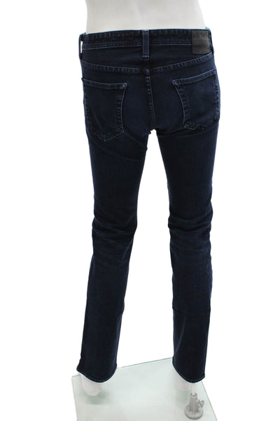 AG Mens Skinny Straight Dark Blue Jeans Size 32