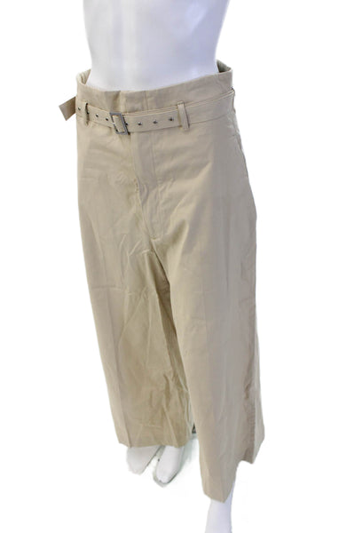 Ambush Mens Beige Chinos Buckle Cotton Stretch Size 2