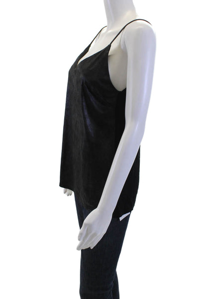 Malibu Road Women Camisole Black V-Neck Sleeveless Modal Spandex Size 1