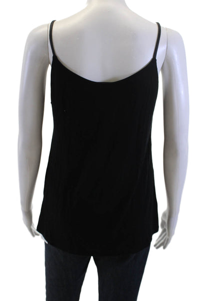 Malibu Road Women Camisole Black V-Neck Sleeveless Modal Spandex Size 1
