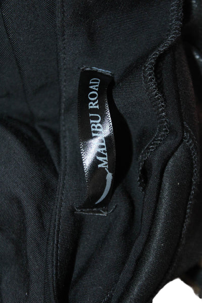 Malibu Road Women Camisole Black V-Neck Sleeveless Modal Spandex Size 1
