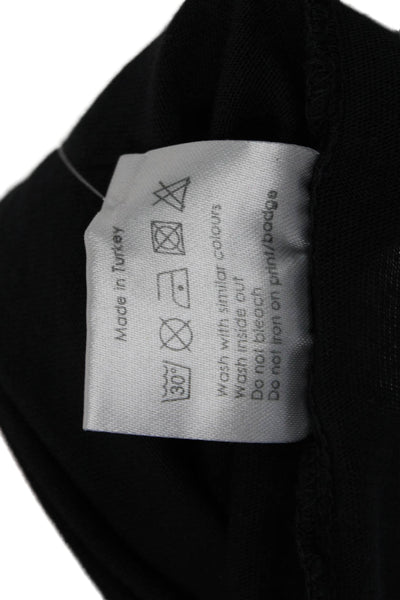 Ragdoll Women Basic Black 100% Cotton Round Neck Sleeveless Tank Size XS