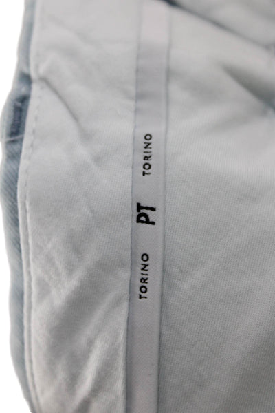PT Torino Mens Light Blue Chino Dress Pants 98% Cotton 2% Elastane Size 54