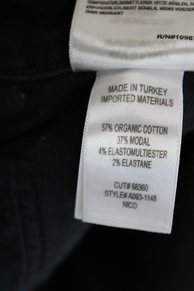 Agolde Women High Rise Ankle Skinny Jeans Black Size 25