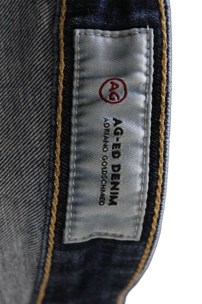 AG Adriano Goldschmied Women Skinny Ankle Dark Blue High Rise Jeans Size 26