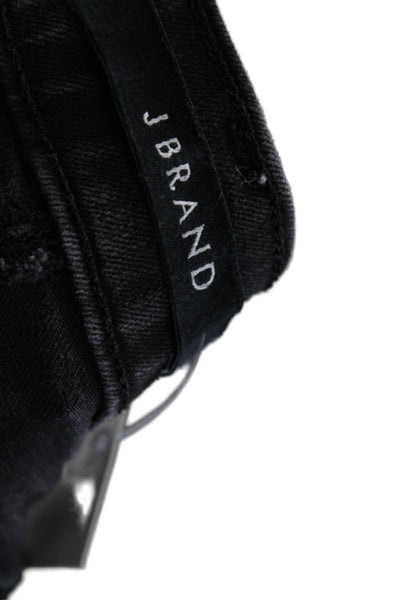 J Brand Womens Ankle Skinny Jeans Black High Rise Size 26