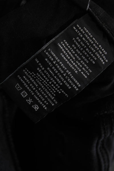 J Brand Womens Ankle Skinny Jeans Black High Rise Size 26