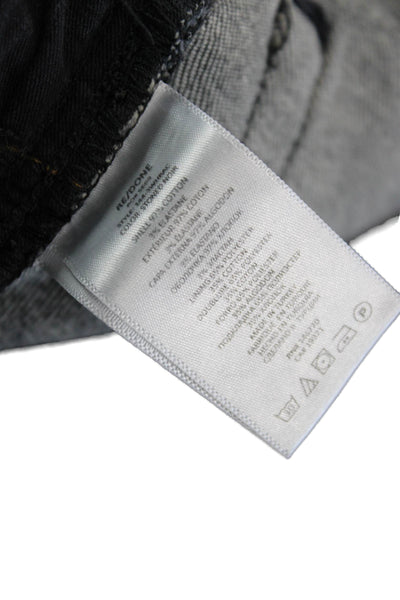 Re/Done Womens Dark Gray High Rise Cropped Ankle Jeans Size 26