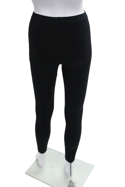 David Lerner Women Ankle Jeggings Pants Black Size S