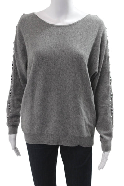 Princess Goes Hollywood Womens Gray 100% Cashmere Pullover Sweater Size 36