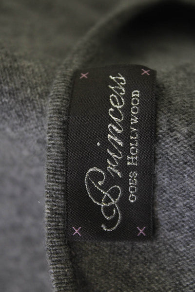 Princess Goes Hollywood Womens Gray 100% Cashmere Pullover Sweater Size 36