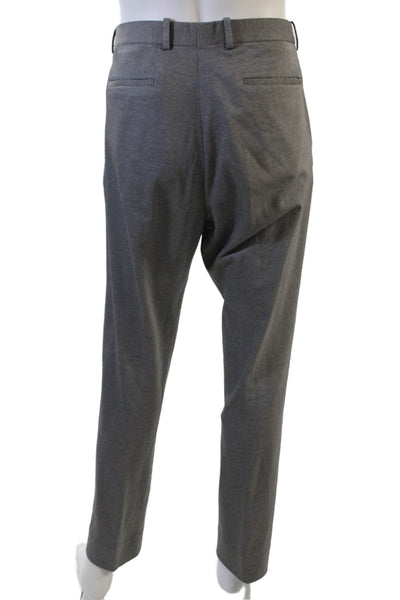 Theory Mens Dress Pants Gray Hook & Eye 75% Cotton 25% Polyester Size 36