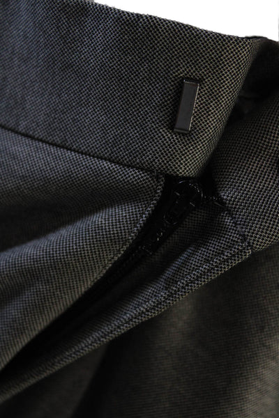 Theory Mens Dress Pants Gray Hook & Eye 75% Cotton 25% Polyester Size 36
