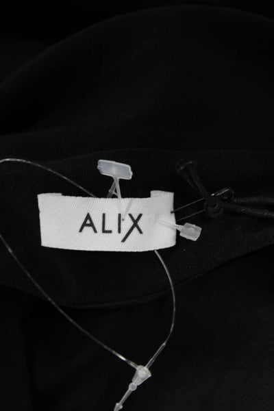 Alix Women One Piece Jumpsuit Black Sweetheart Long Sleeve Size S