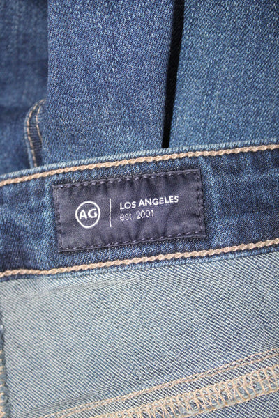 AG Womens Bootcut Flared Jeans Dark Blue Mid Rise Size 24