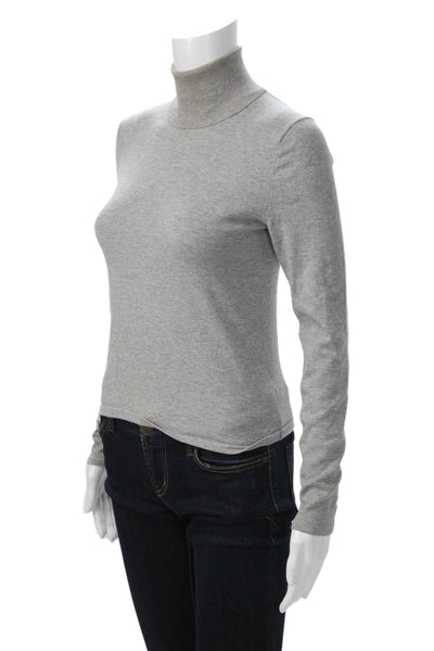 Babaton Womens Pullover Turtleneck Sweater Gray Long Sleeve Size S