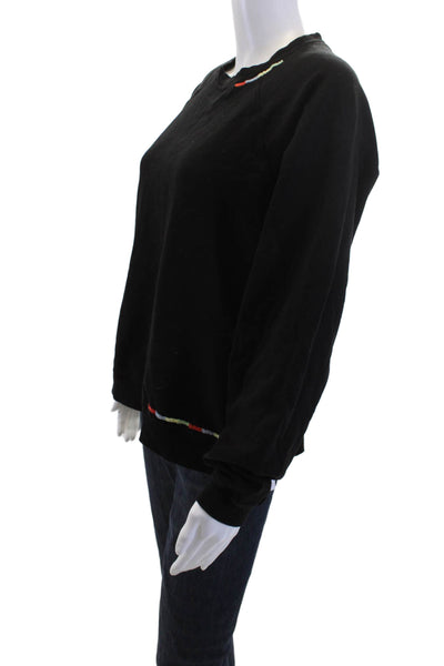 Electric & Rose Womens Pullover Sweatshirt Black Size XS