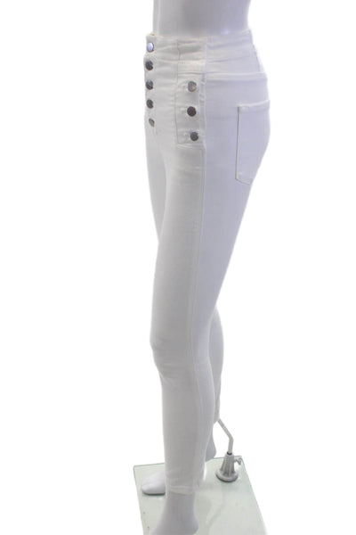 J Brand Women White Ankle Jegging Size 24