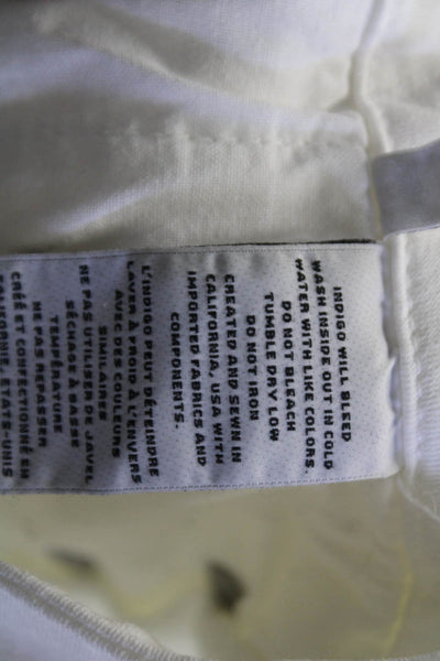 J Brand Women White Ankle Jegging Size 24