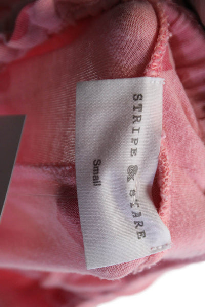 Stripe & Stare Mens Pink Geometric Drawstring Sleep Pants Size S