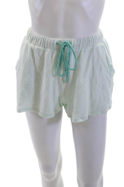 Summersalt Unisex Light Blue Sweat Shorts Drawstring Size XS