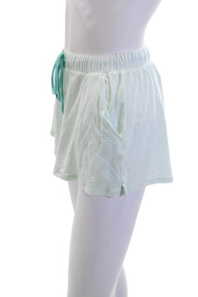 Summersalt Unisex Light Blue Sweat Shorts Drawstring Size XS