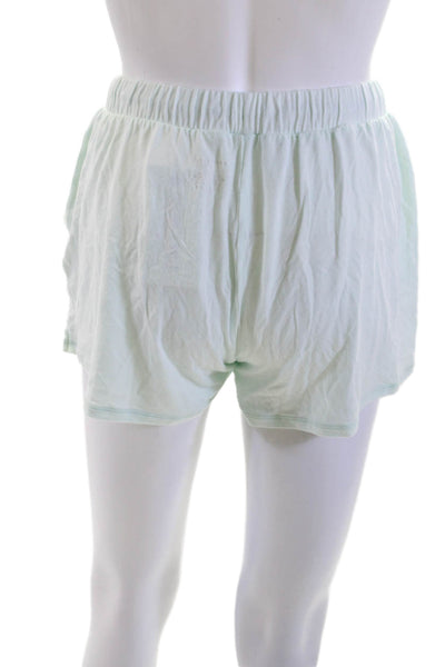 Summersalt Unisex Light Blue Sweat Shorts Drawstring Size XS
