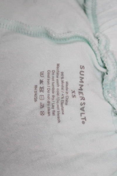 Summersalt Unisex Light Blue Sweat Shorts Drawstring Size XS