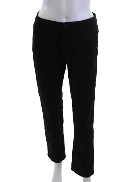 DL1961 Girls Cotton Zippered Straight Jeans Black Size 16