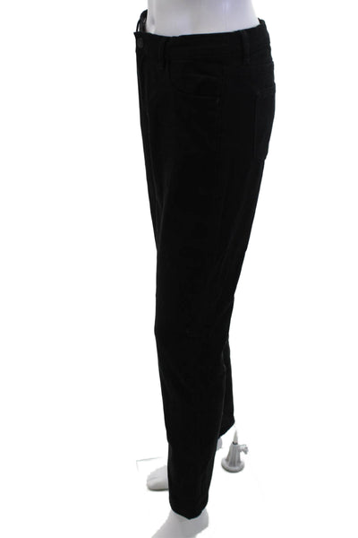 DL1961 Girls Cotton Zippered Straight Jeans Black Size 16