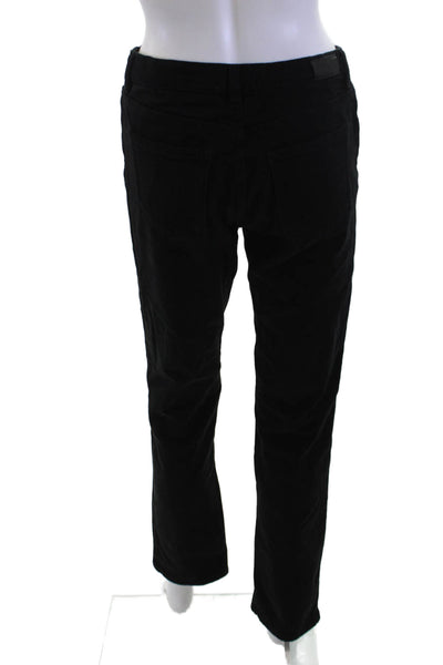 DL1961 Girls Cotton Zippered Straight Jeans Black Size 16