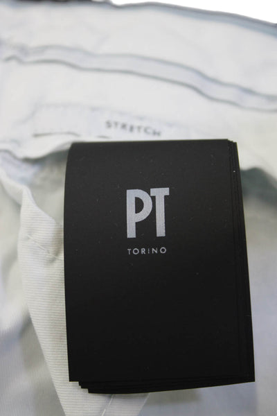 PT Torino Mens Chino Dress Pants Light Blue Cotton Elastane Size 54