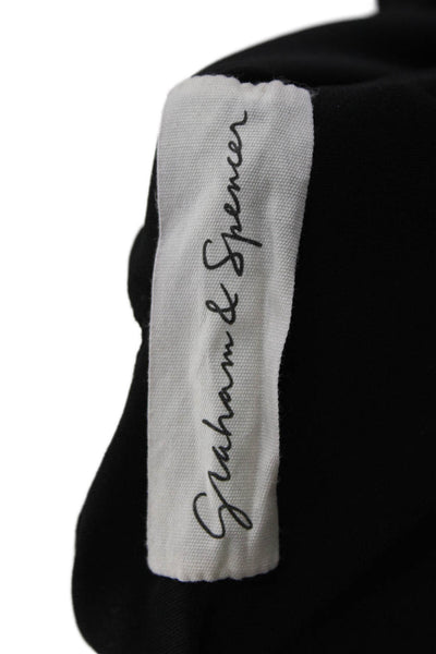 Graham & Spencer Womens Black Bodycon Sheath Dress Size M