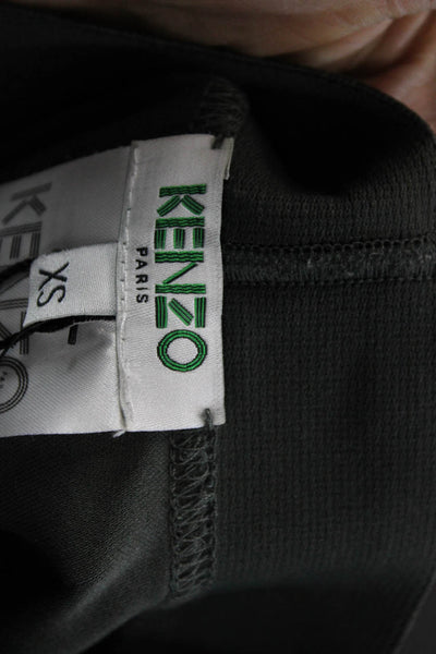 Kenzo Unisex Biker Shorts Dark Gray Cotton Elastane Size XS