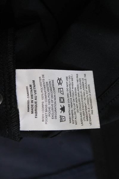 Nike Mens Black Polyester Button Pants Sports Size 33