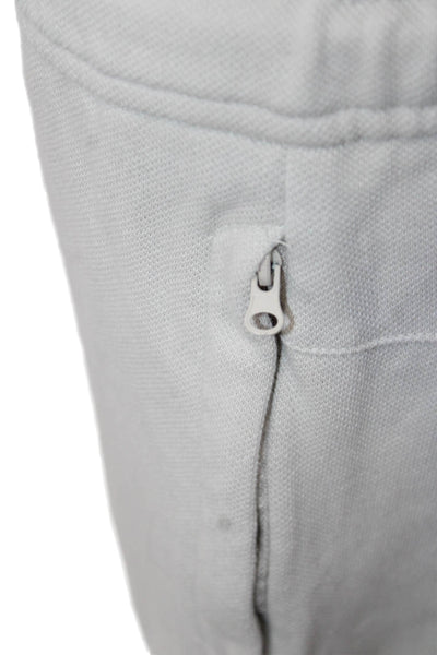 Pull & Bear Mens Jogger Sweatpants Beige Drawstring Poly Cotton Size L