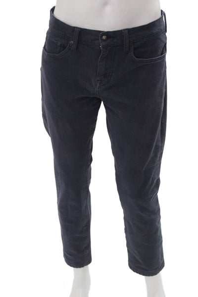 Joes Jeans Mens Dark Blue Ankle Cropped Pants Button Size 32