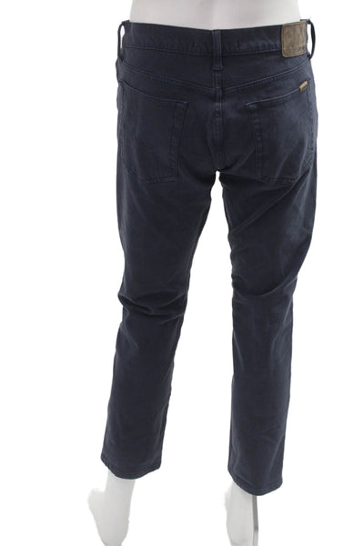 Joes Jeans Mens Dark Blue Ankle Cropped Pants Button Size 32